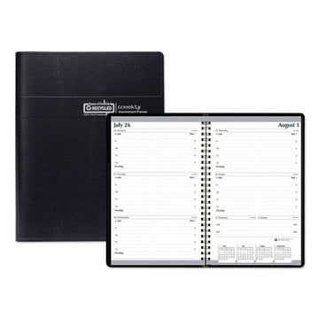 House of Doolittle™ Recycled Weekly Appointment Book, 8 X 5, Black Cover, 12-month (jan To Dec): 2022 freeshipping - TVN Wholesale